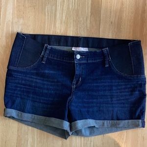 Isabel Maternity Shorts, Expandable Side Panels, Size 12, NWOT